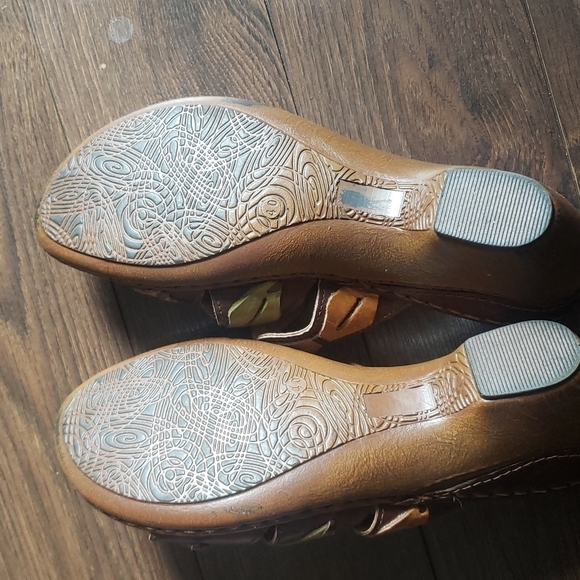 FLORENTINE Multicoloured Leather Slippers - Picture 10 of 11